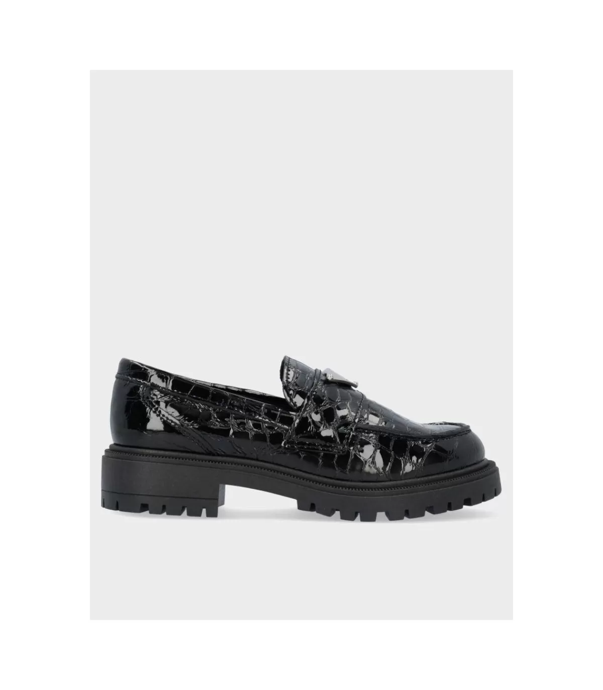 Mocasin Verona Croco Negro>Oveja Negra Store