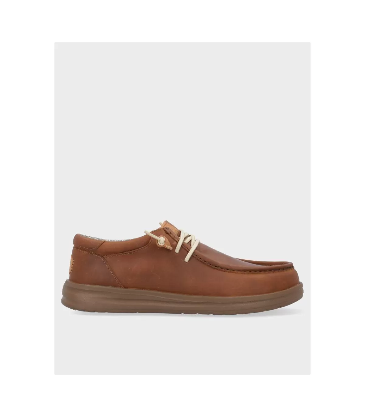 Zapato Wally Grip Craft Brown>Hey Dude Best