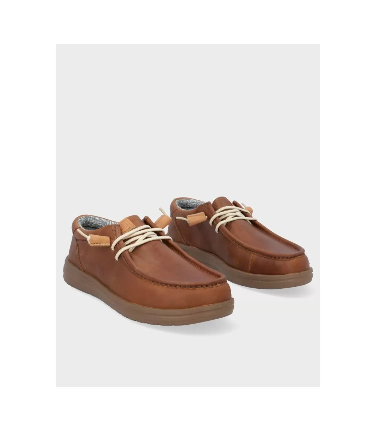 Zapato Wally Grip Craft Brown>Hey Dude Best