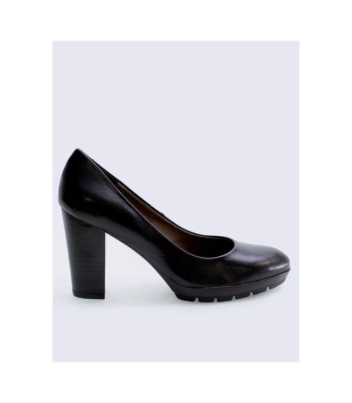 Zapato Tacón Grueso Lola 5485 Negro>* Online