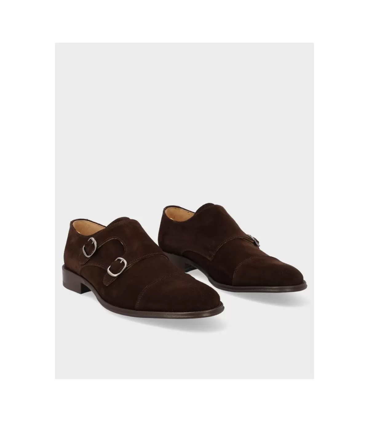 Zapato Windsor Dinasty Doble Hebilla Brown>Windsor Dynasty Outlet